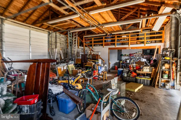 a view of a storage room with a lot of stuff