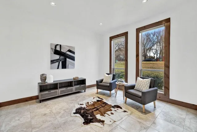 a view of an entryway with staircase