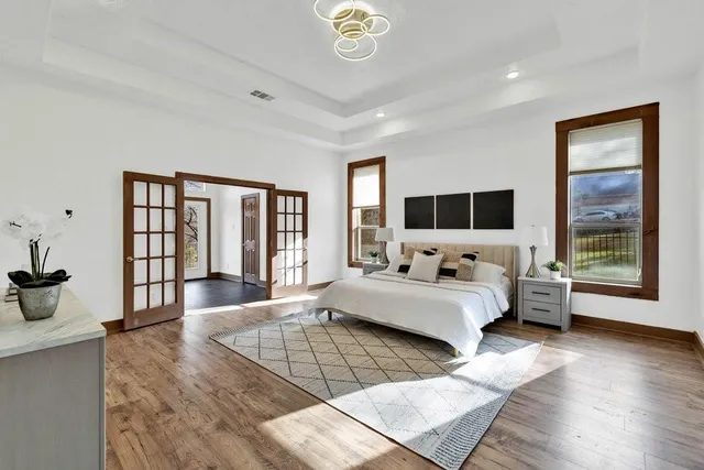 a view of a livingroom with furniture and window