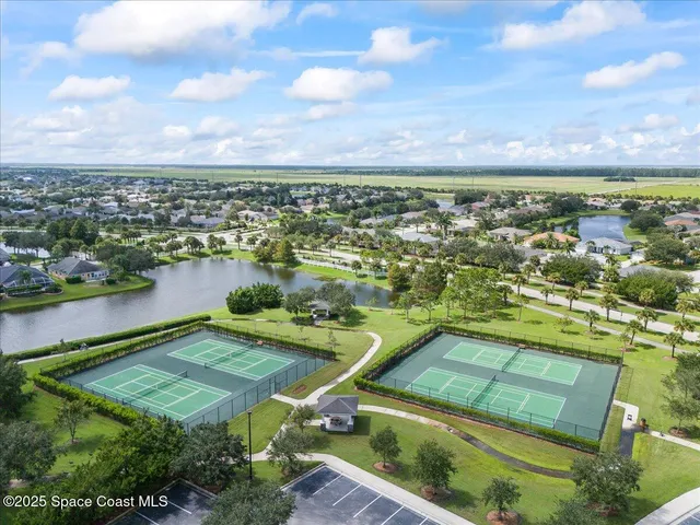 a view of a city with an ocean