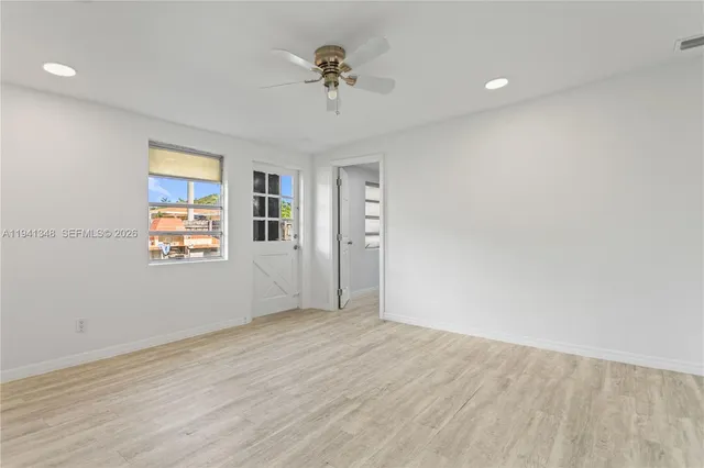 a view of empty room