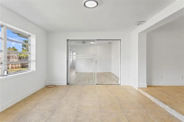 a view of an empty room