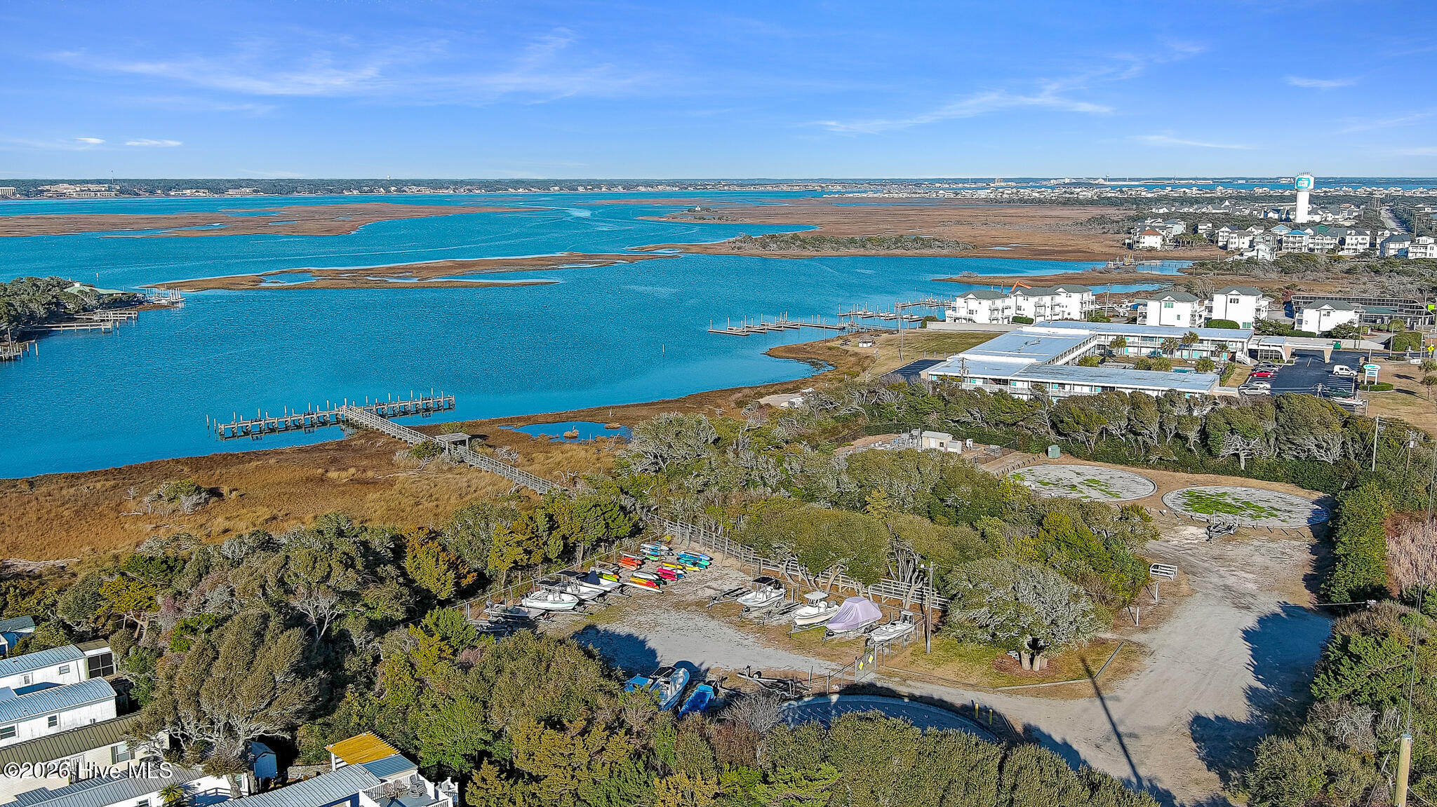 2111 West Fort Macon Road, Unit 211 DUNESCAPE Atlantic Beach, NC 28512 - Photo 38 of 39 Aerial