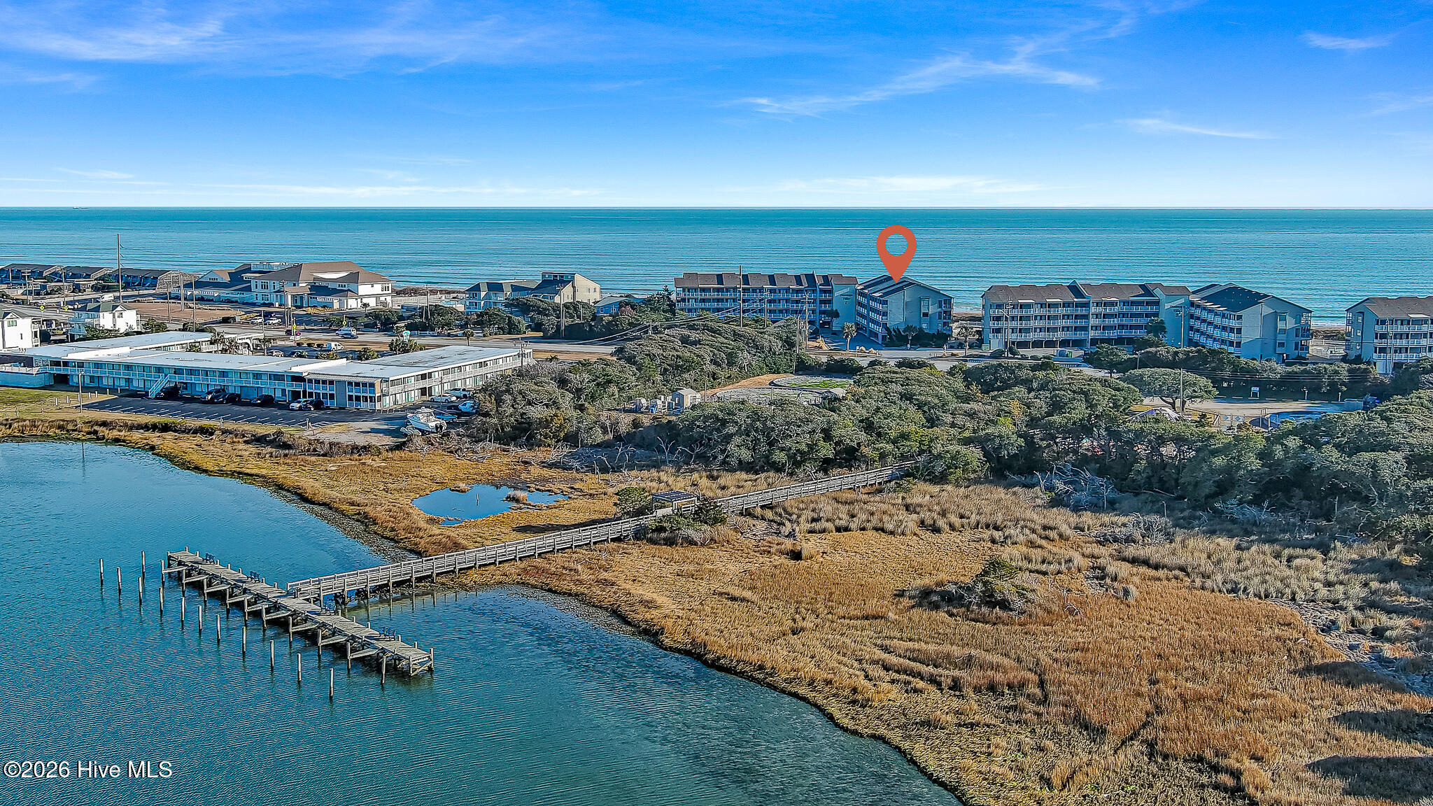 2111 West Fort Macon Road, Unit 211 DUNESCAPE Atlantic Beach, NC 28512 - Photo 8 of 39 Aerial