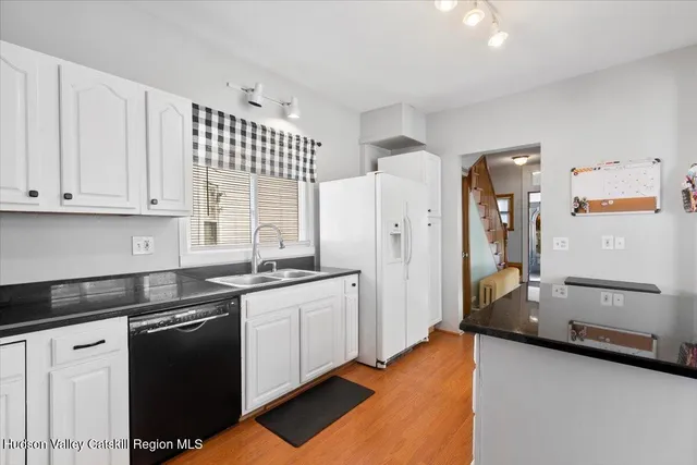 a view of an entryway with staircase