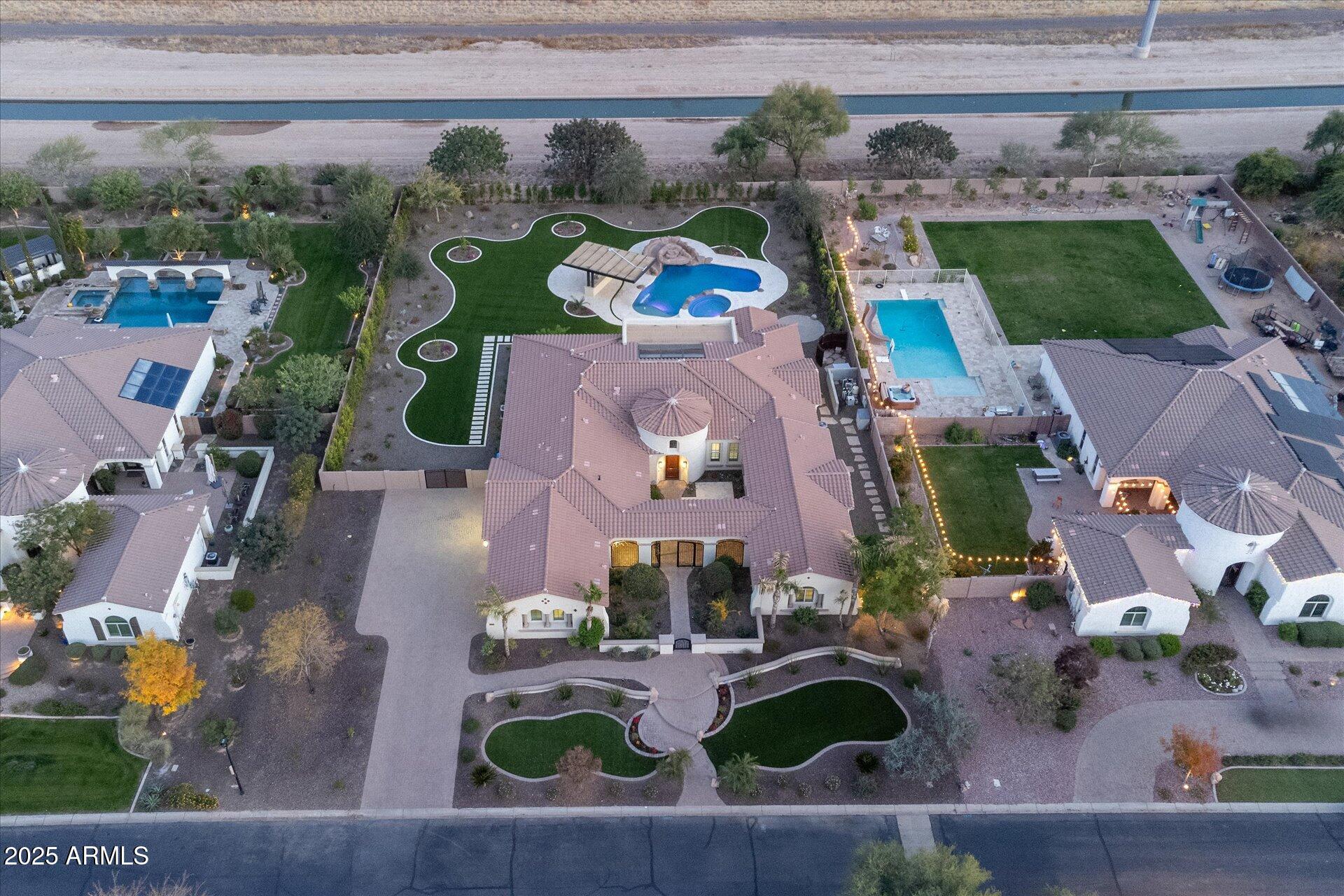 4547 South Banning Drive Gilbert, AZ 85297 - Photo 13 of 45 an aerial view of house with yard