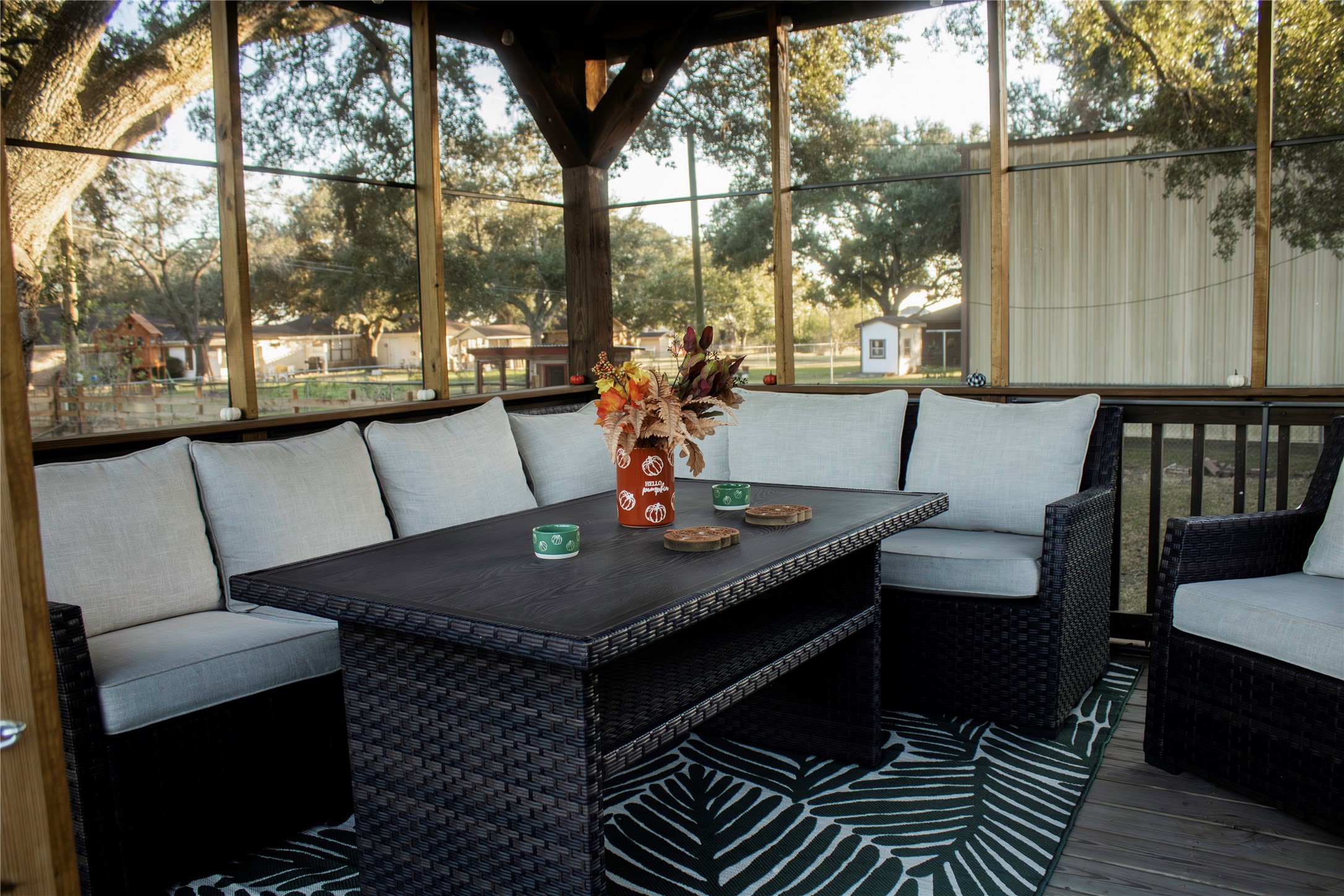 2703 Aspen Road Rosenberg, TX 77471 - Photo 23 of 24 Inside of gazebo