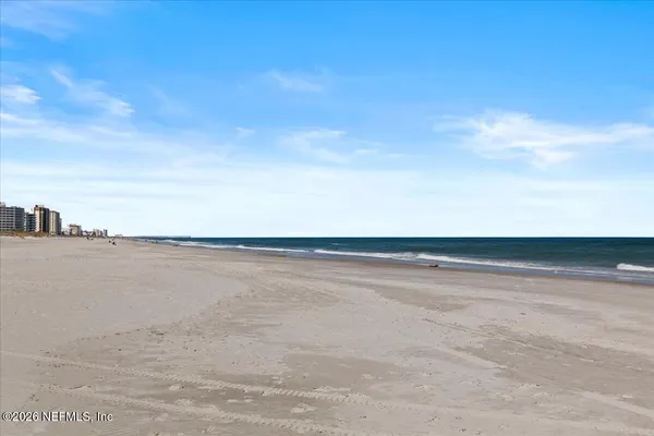 a view of an ocean beach