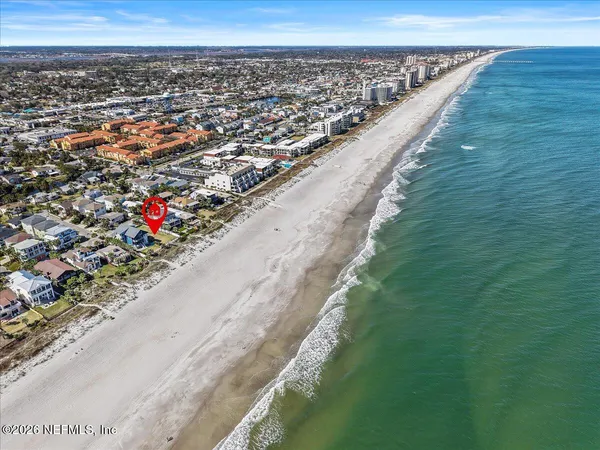 a view of a city and an ocean view