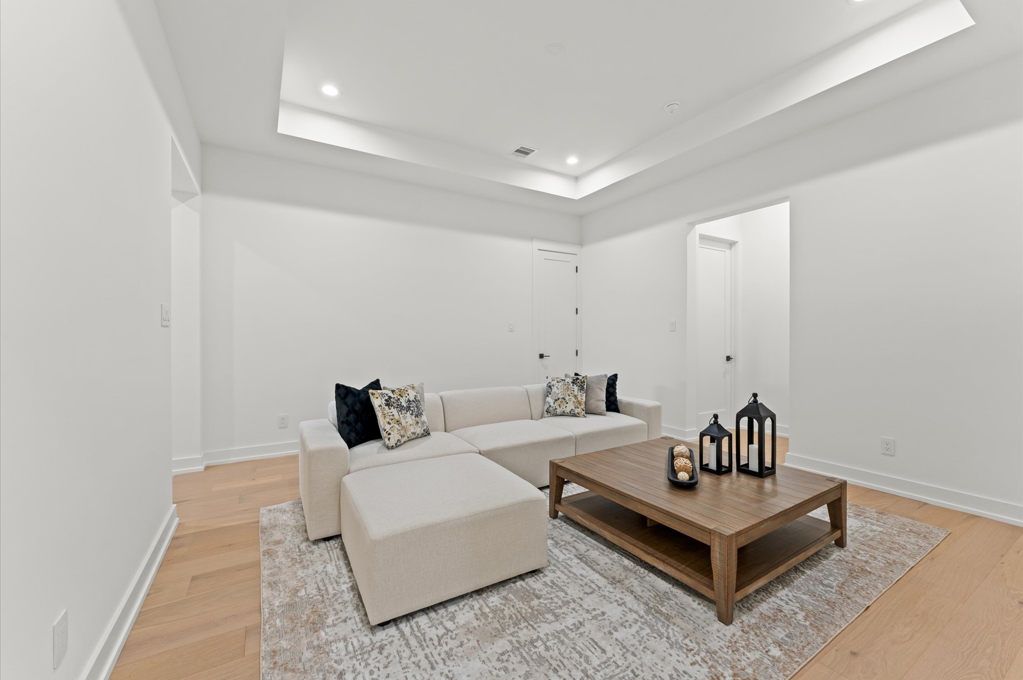 1106 Robbie Street Houston, TX 77009 - Photo 34 of 38 a bedroom with a bed and a potted plant