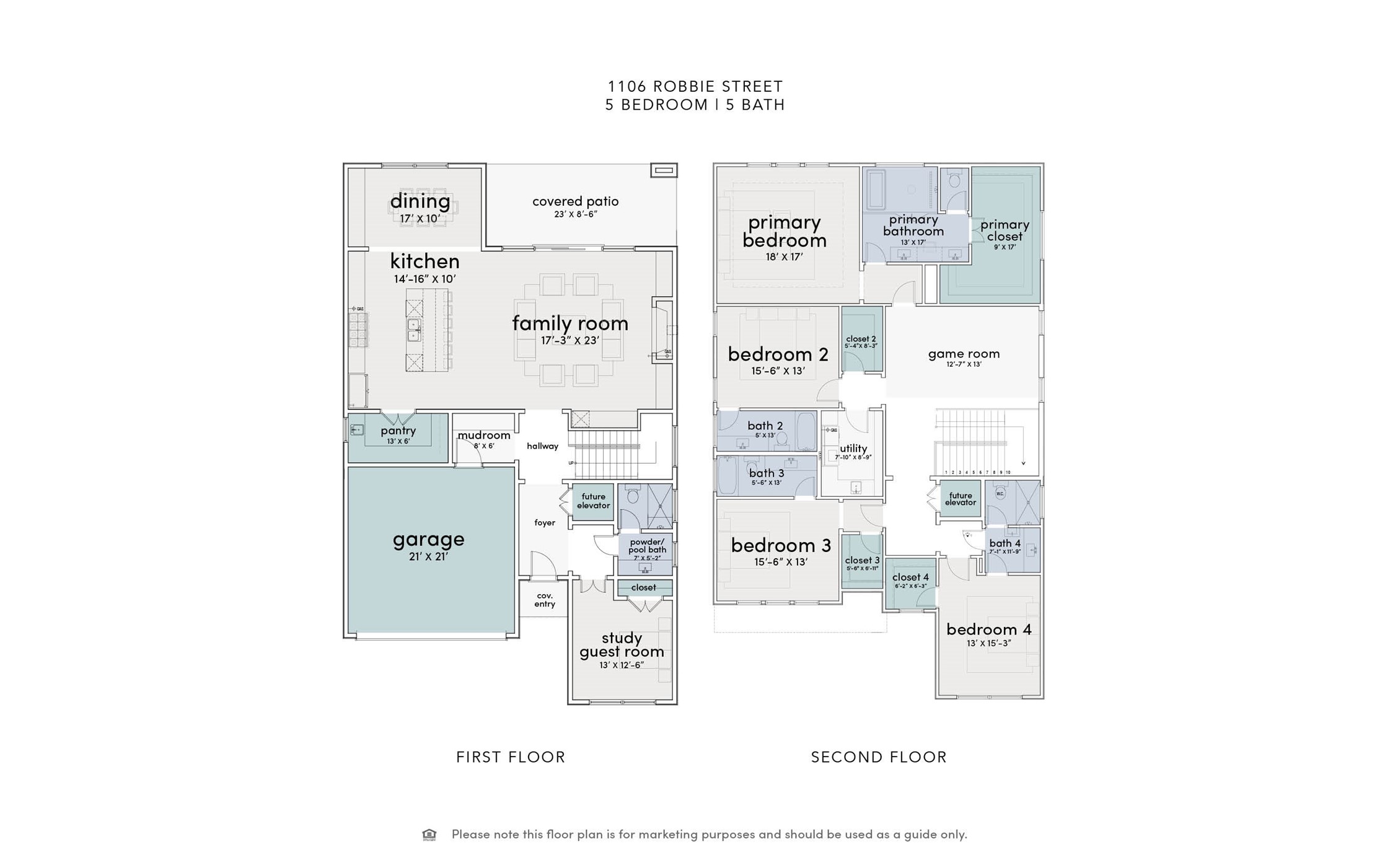 1106 Robbie Street Houston, TX 77009 - Photo 28 of 36 Floor plans