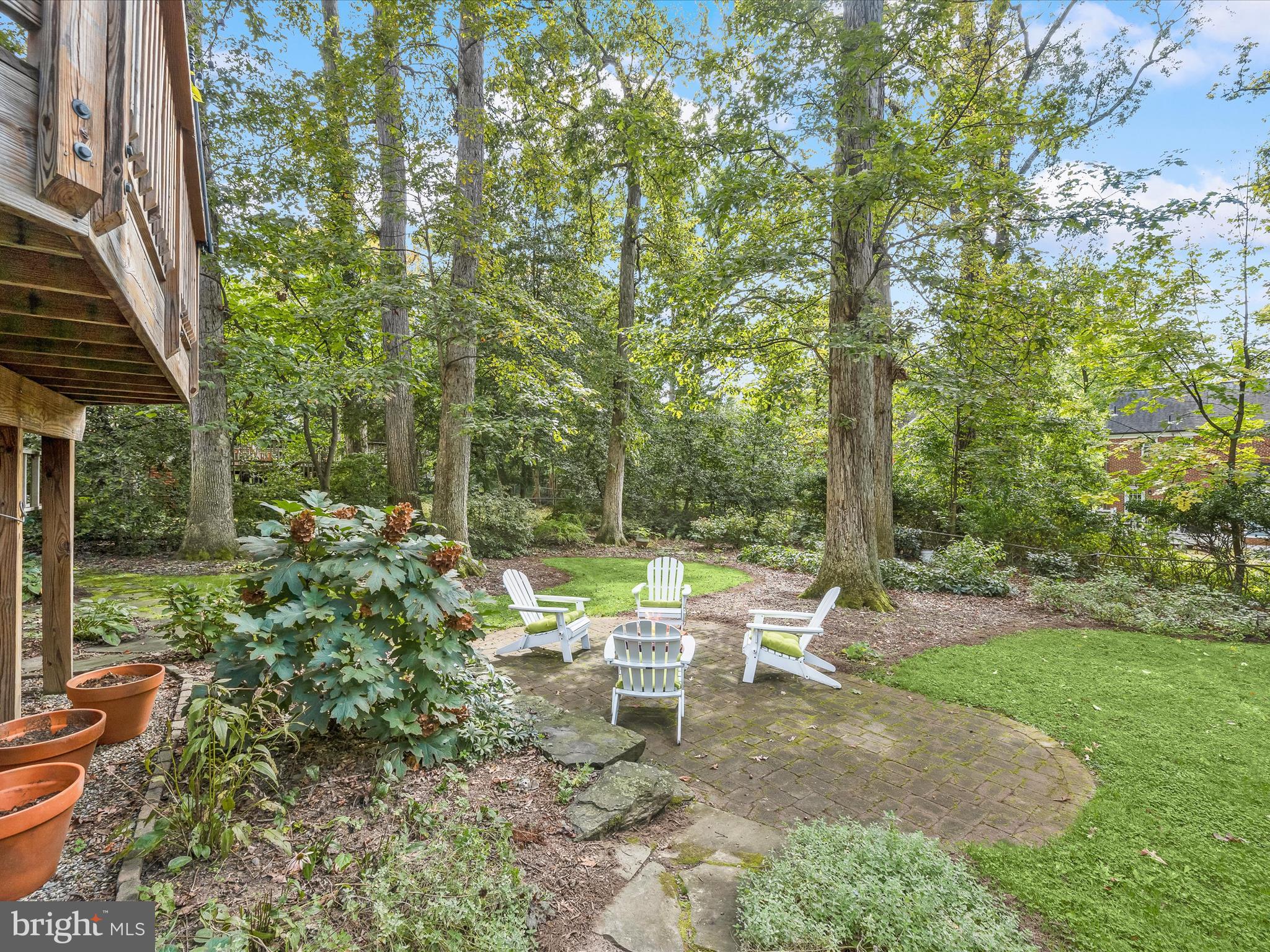 4005 Clagett Road Hyattsville, MD 20782 - Photo 41 of 50 a view of a chair and tables in the yard
