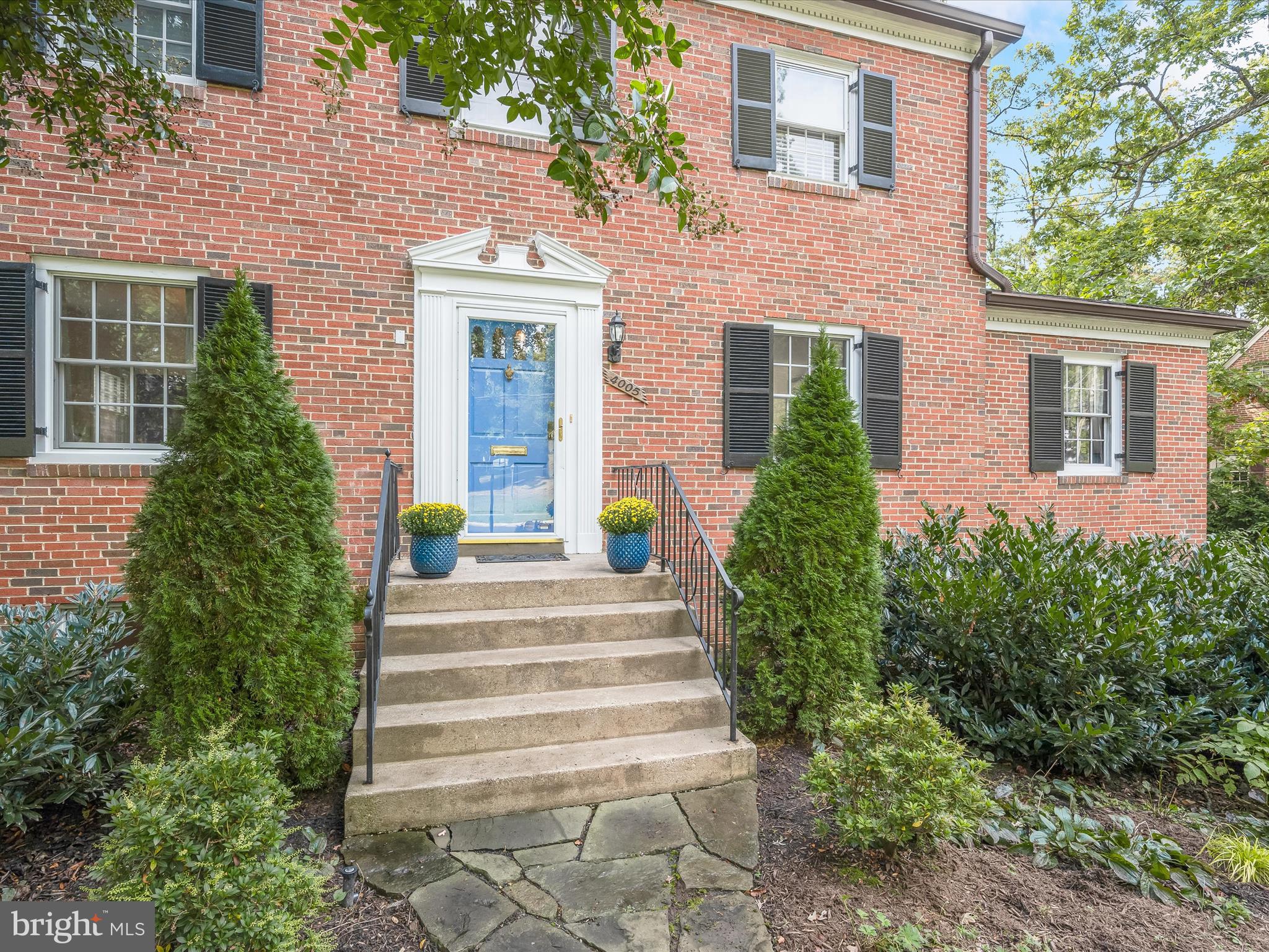 4005 Clagett Road Hyattsville, MD 20782 - Photo 45 of 50 a front view of a house with plants and garden