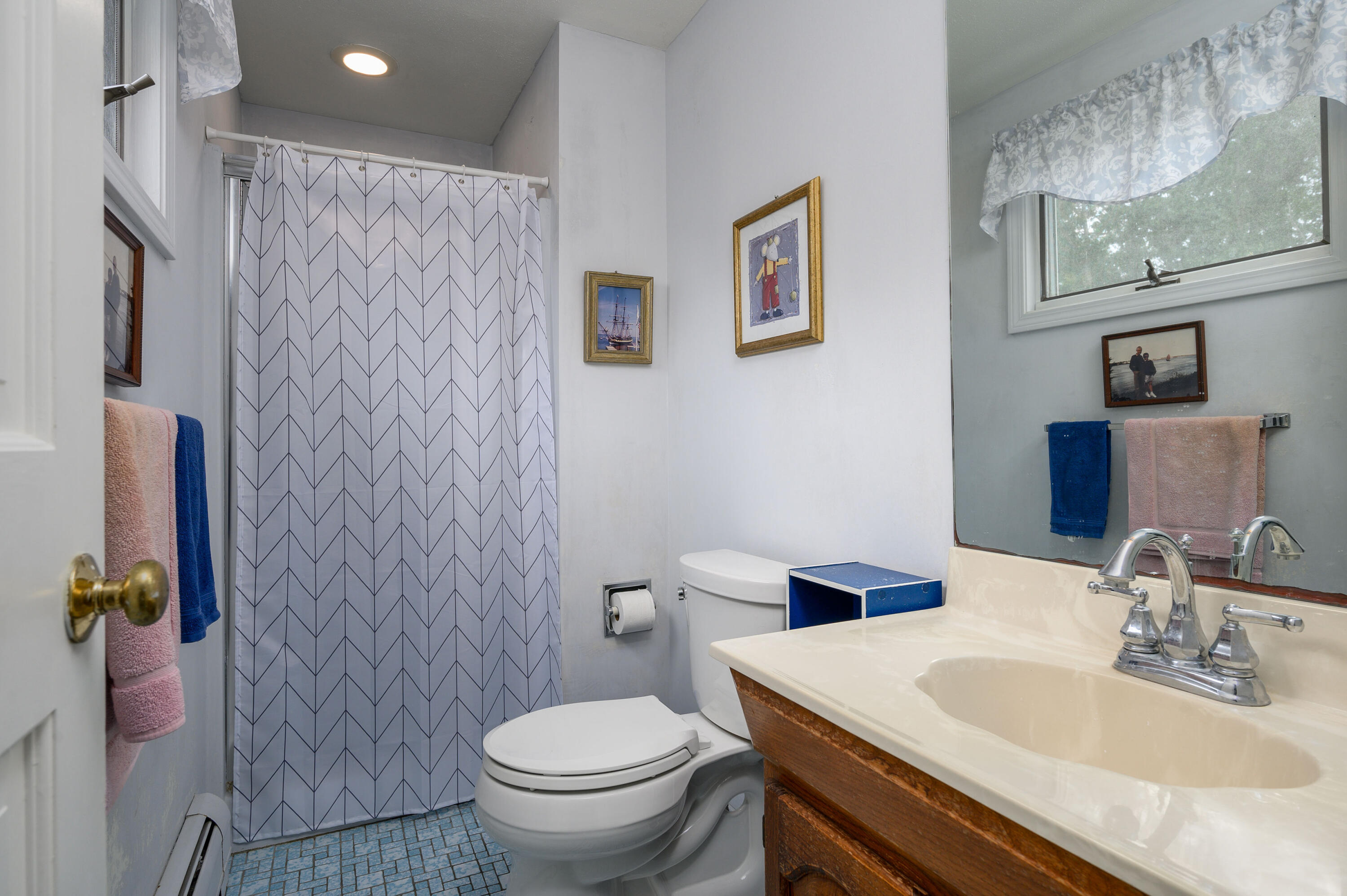 167 James Otis Road Centerville, MA 02632 - Photo 30 of 36 a bathroom with a sink toilet and mirror