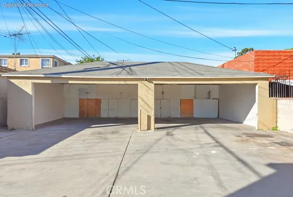 a house with a outdoor space