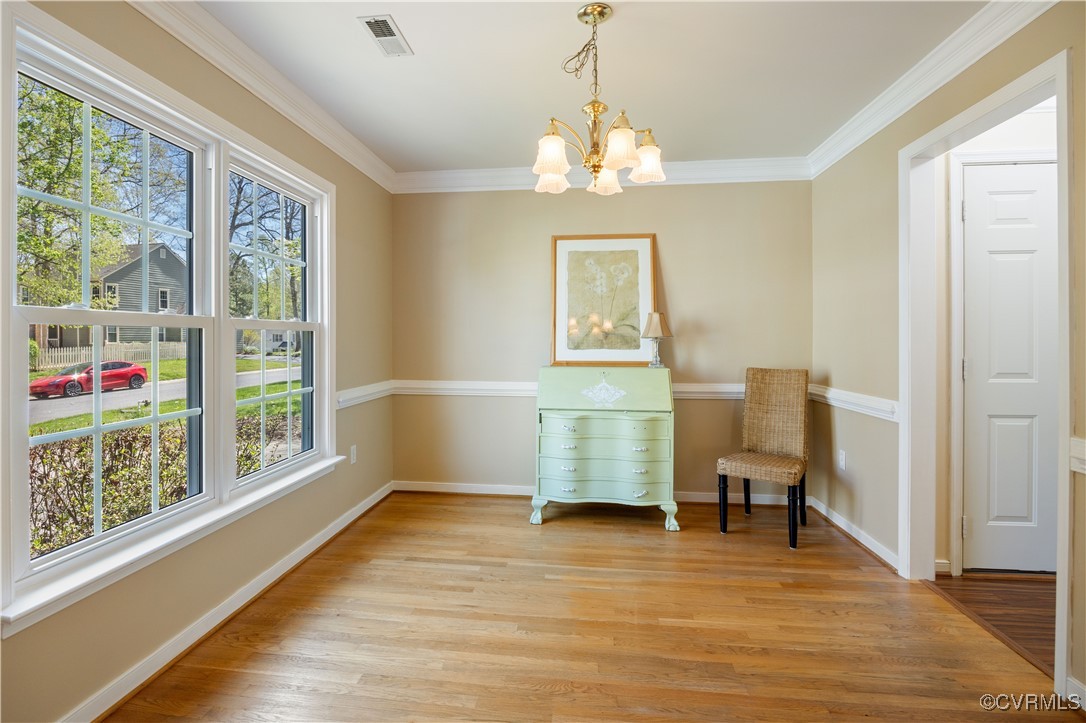 15221 Windy Ridge Road Midlothian, VA 23112 - Photo 3 of 30 a view of empty room with wooden floor and fan