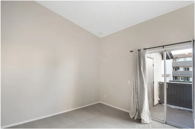 a room that has a refrigerator in it