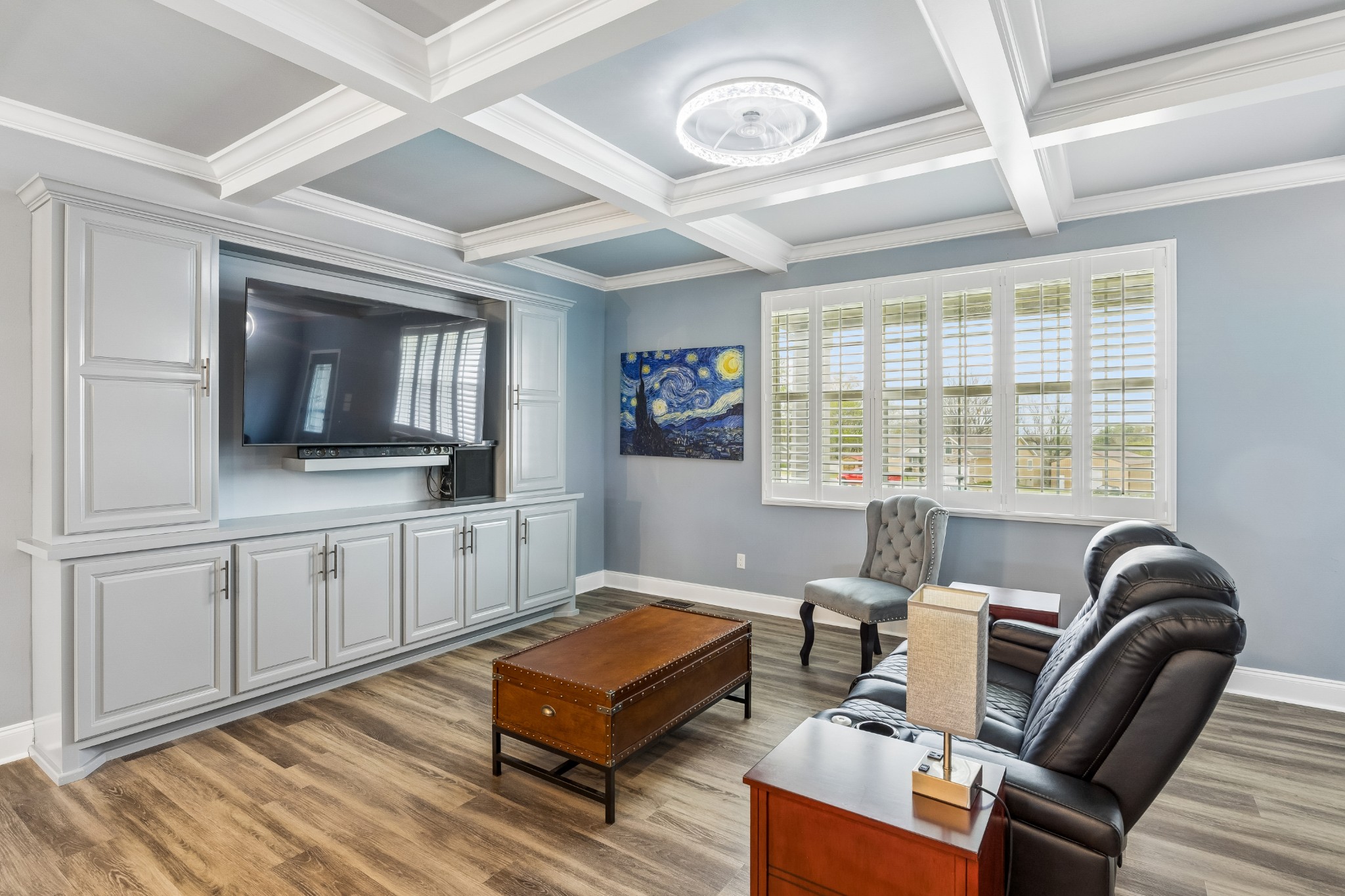 2028 Mason Lane Spring Hill, TN 37174 - Photo 5 of 25 a living room with furniture a flat screen tv and a window