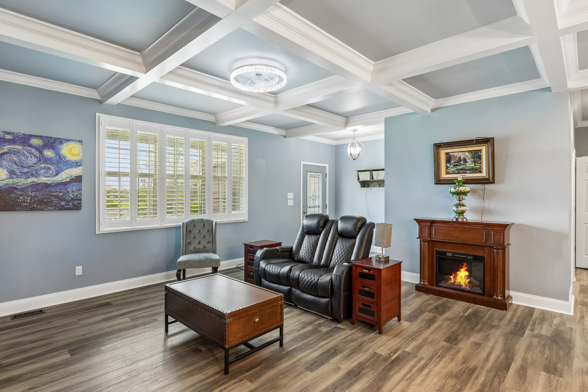 2028 Mason Lane Spring Hill, TN 37174 - Photo 6 of 25 a living room with furniture and a fireplace