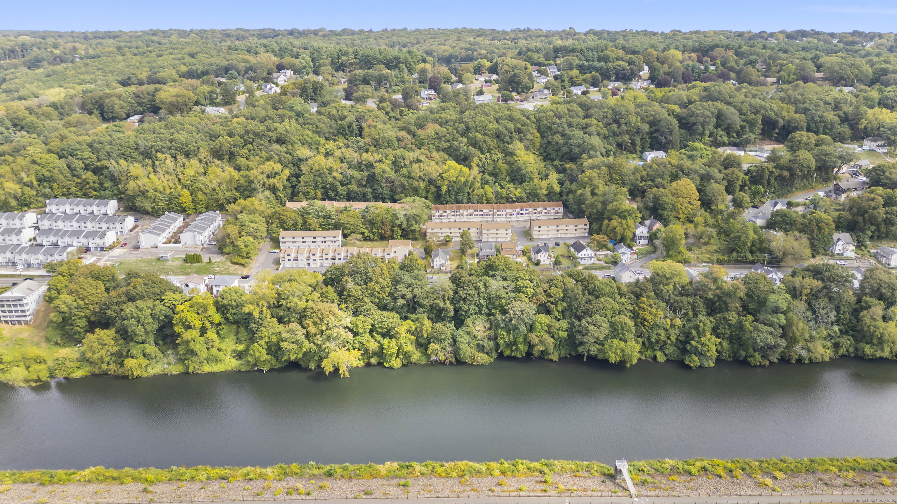 233 Derby Avenue, Unit 611 Derby, CT 06418 - Photo 18 of 19 an aerial view of a house with a lake view