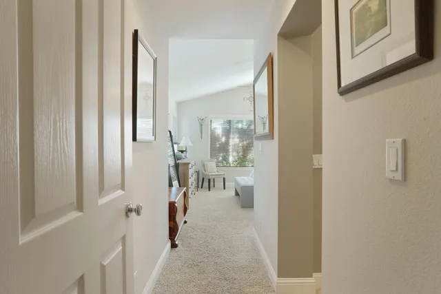 a bathroom with a sink double vanity and a mirror