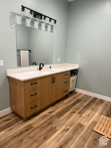 175 North 160 East Hurricane, UT 84737 - Photo 29 of 43 Bathroom featuring vanity and dark wood-style floors
