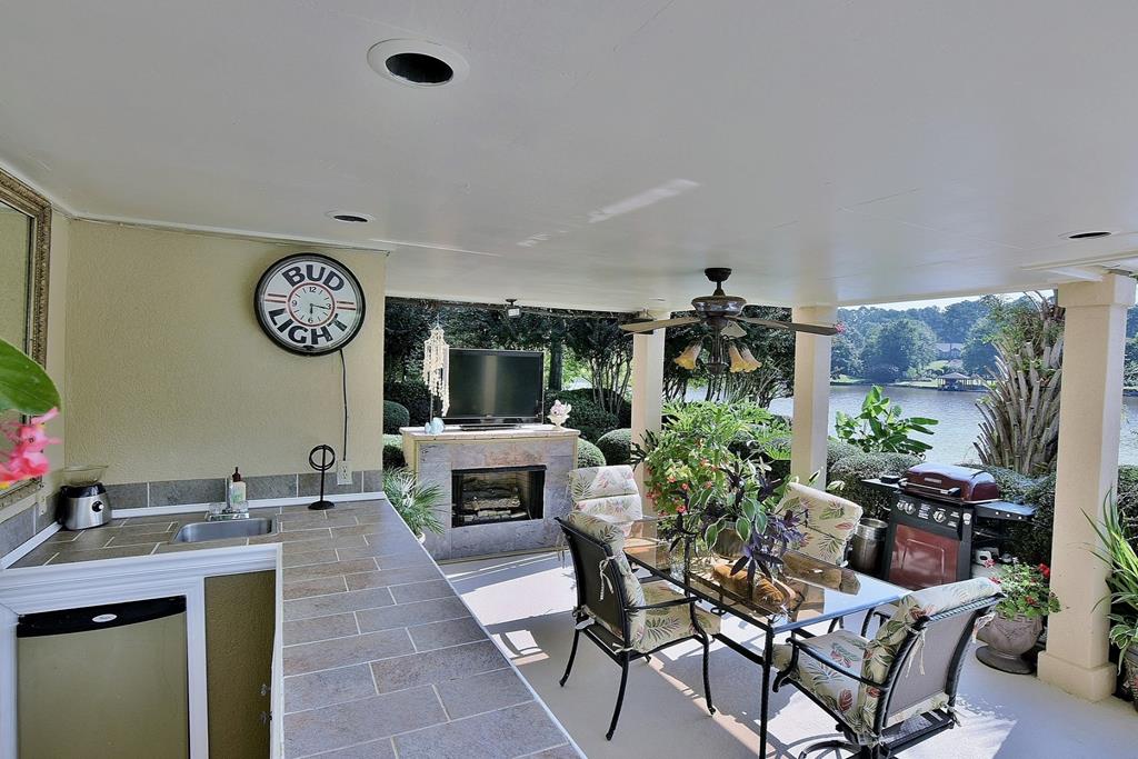 7136 Lullwater Road Columbus, GA 31904 - Photo 27 of 64 Covered cabana by pool w/ wet bar and half bath& f