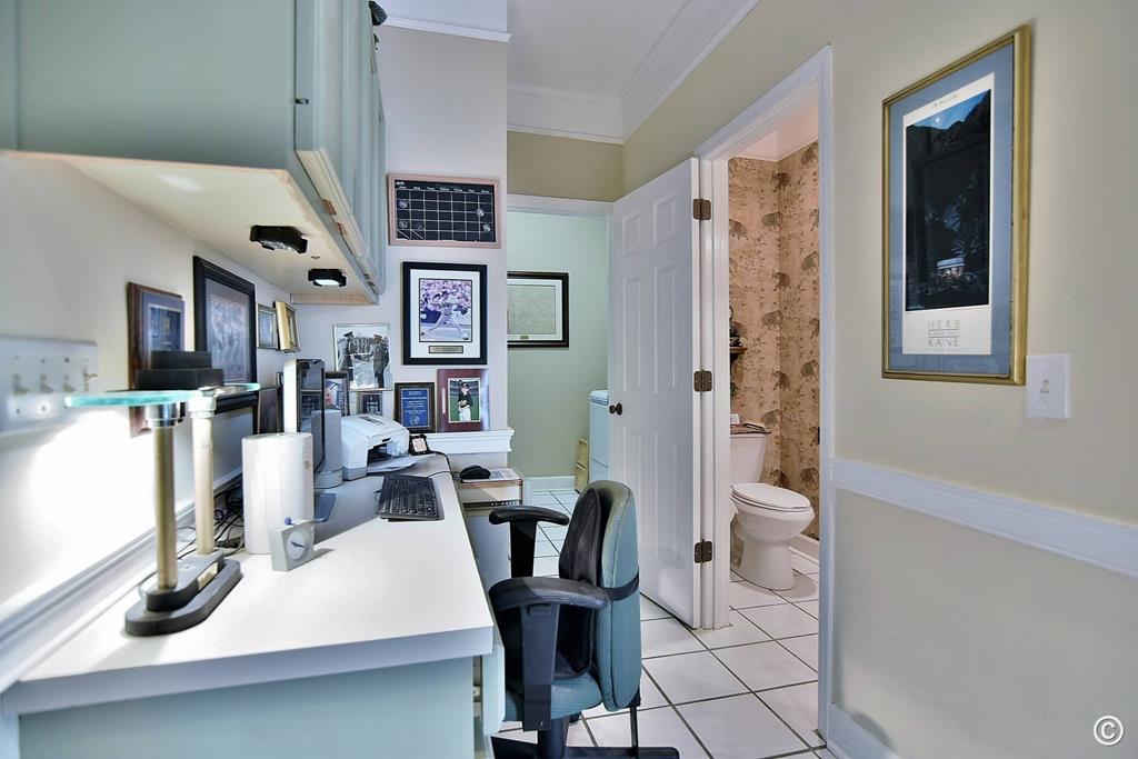7136 Lullwater Road Columbus, GA 31904 - Photo 54 of 64 Office at mud room w/ half bath