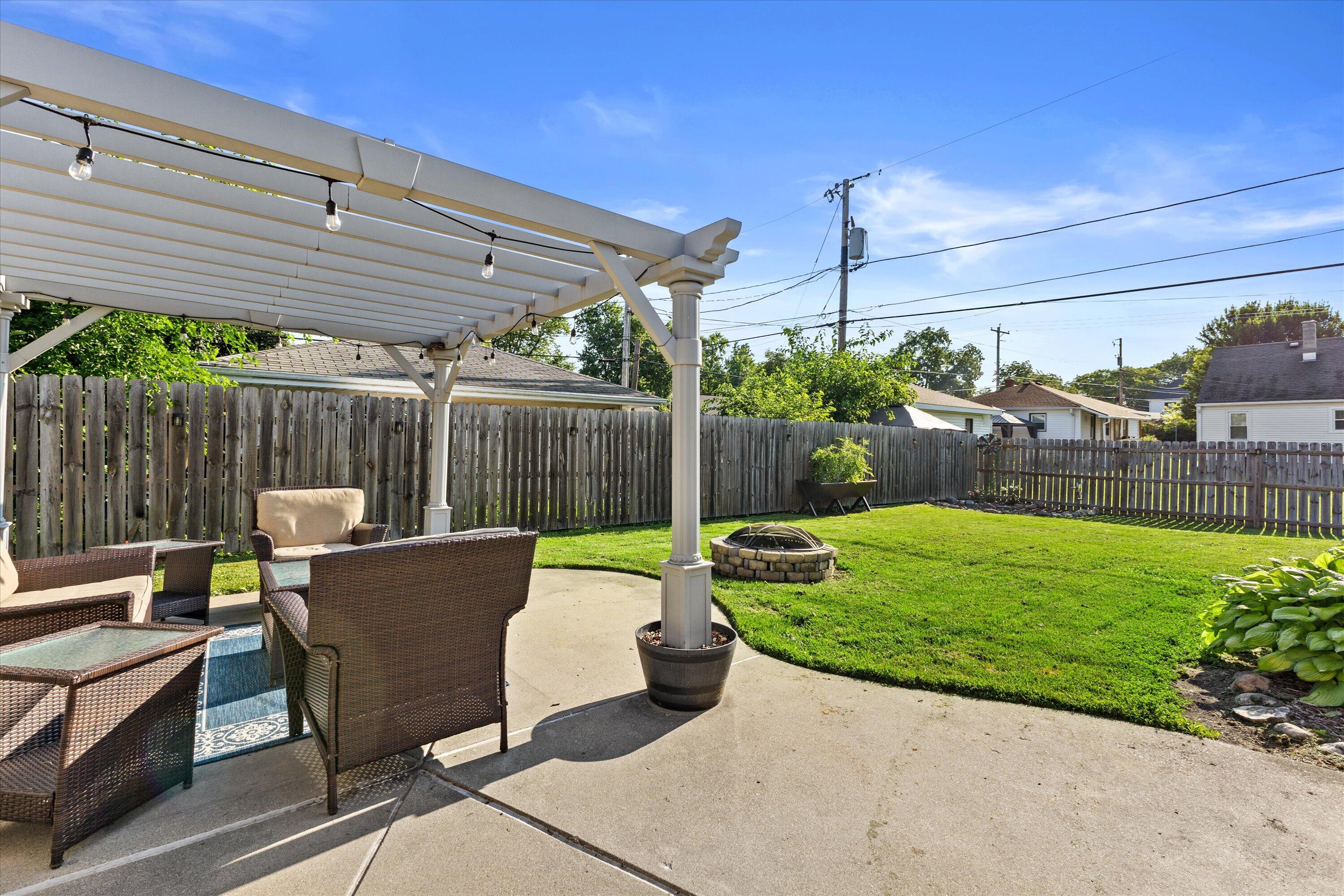 1305 Center Street Union Grove, WI 53182 - Photo 3 of 27 Pergola and Patio