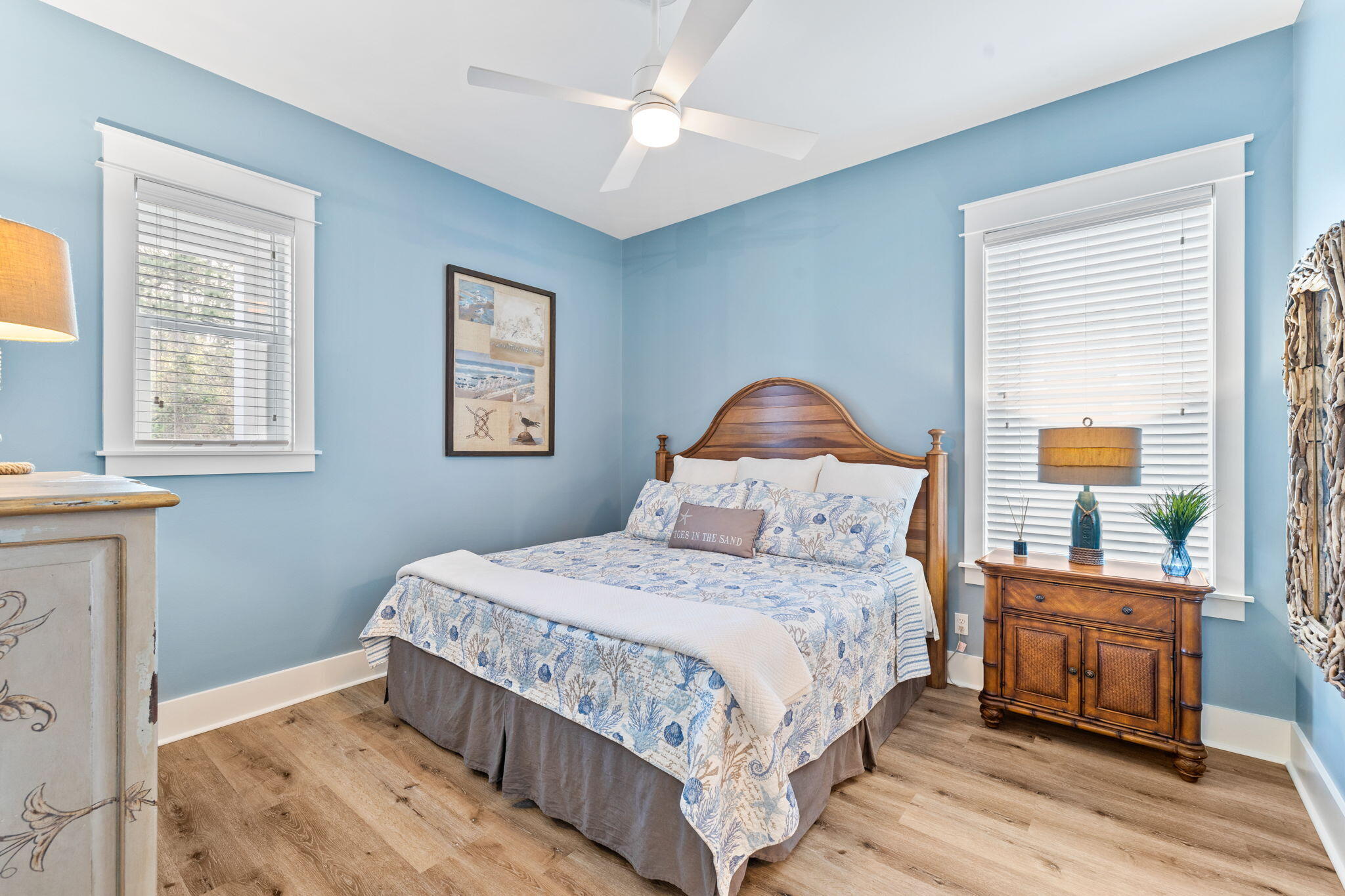 101 Santa Clara Street Santa Rosa Beach, FL 32459 - Photo 35 of 112 a bedroom with a bed next to a window with outer view