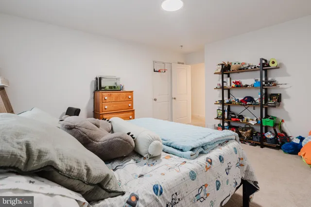a bathroom with a toilet and a shower curtain