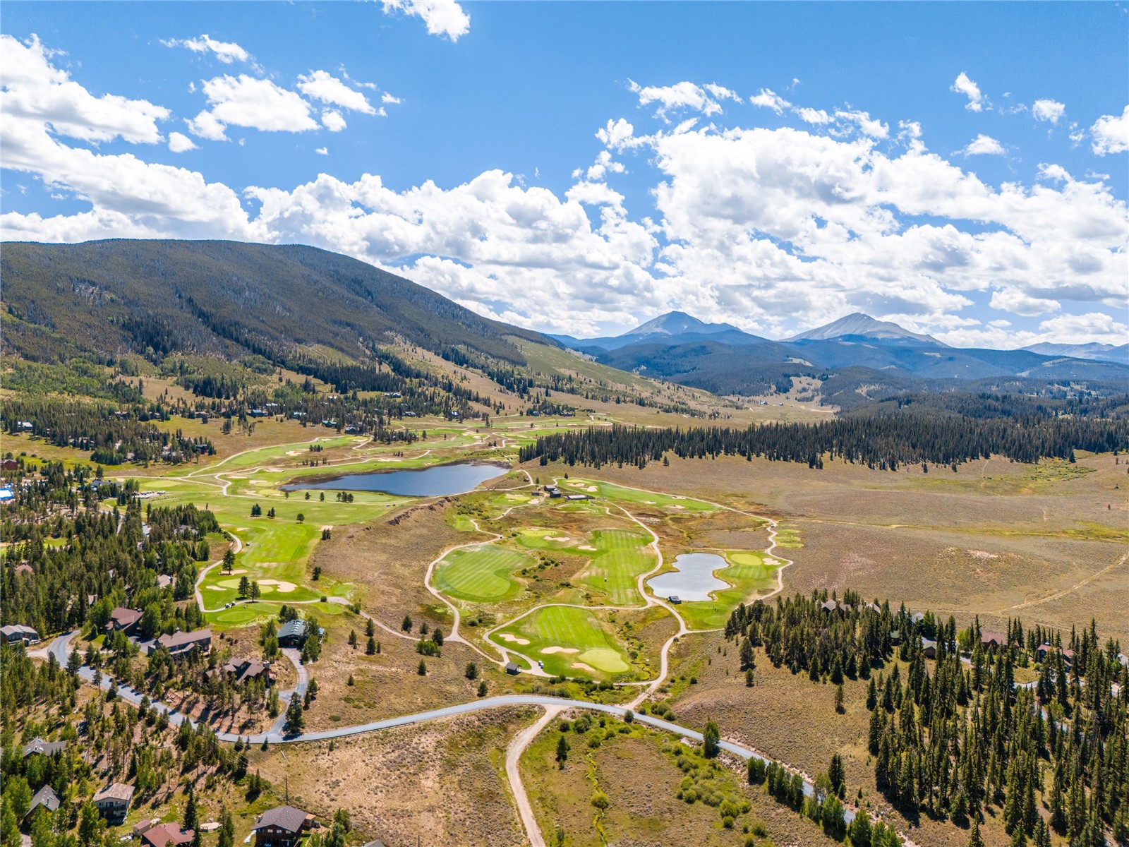 840 Penstemon Road Keystone, CO 80435 - Photo 47 of 50 Drone / aerial view of a water and mountain view and a local golf course
