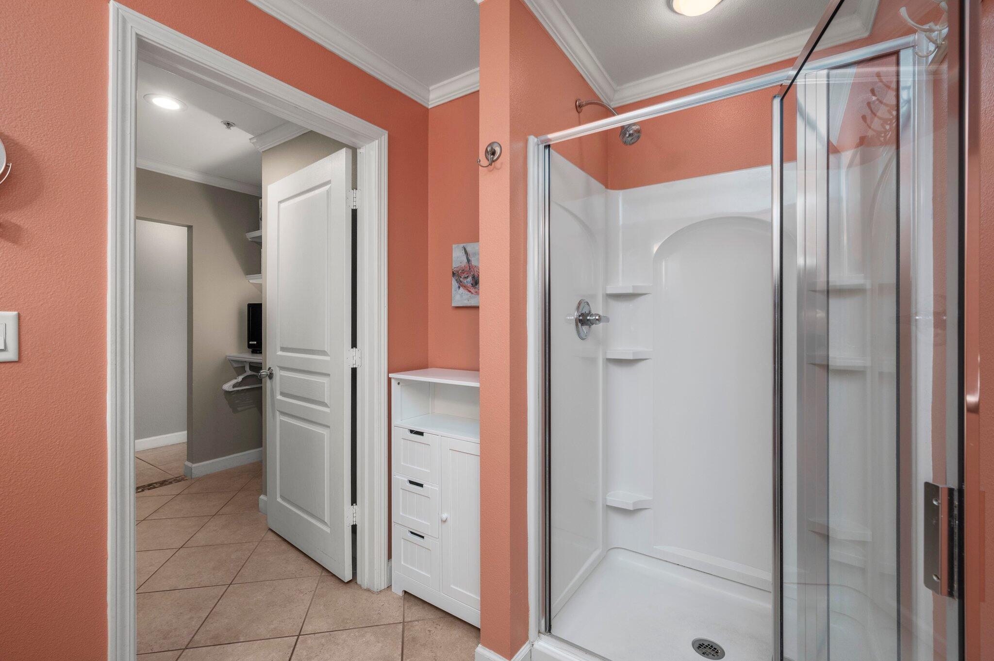 548 Sandy Cay Drive, Unit 203 Miramar Beach, FL 32550 - Photo 15 of 48 a bathroom with a shower and a sink