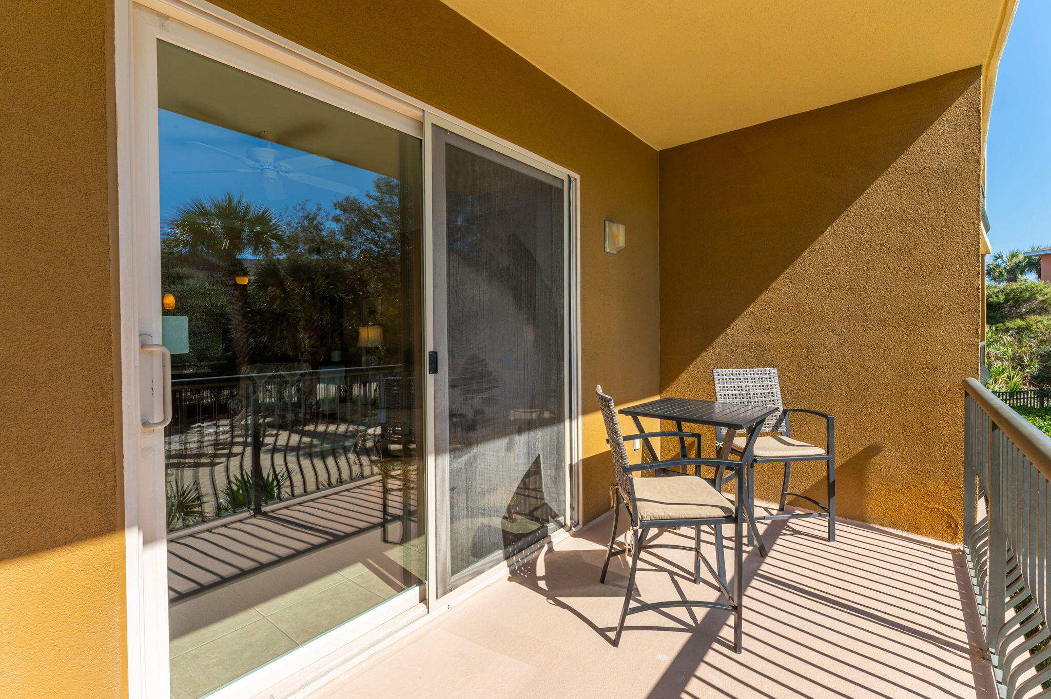 548 Sandy Cay Drive, Unit 203 Miramar Beach, FL 32550 - Photo 25 of 48 a view of a balcony with dining area