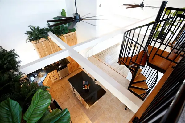 a view of outdoor space with seating area