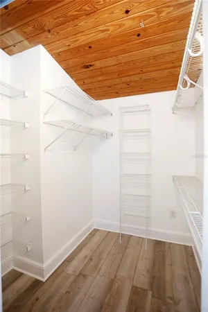 a view of wooden floor