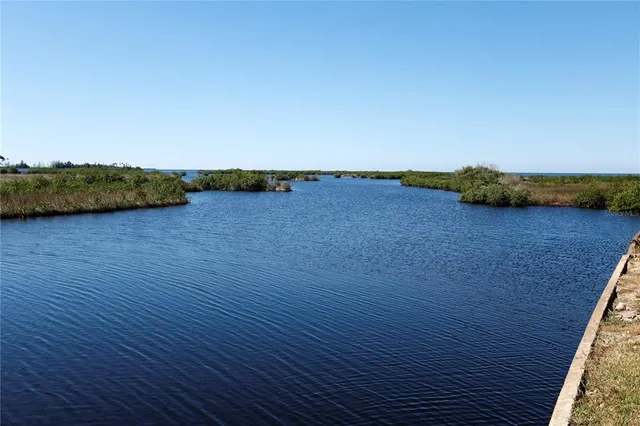 a view of a lake and mountain view