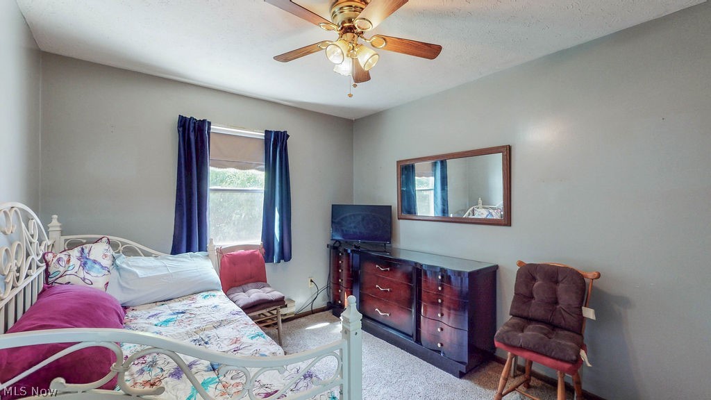 38667 Chestnut Ridge Road Elyria, OH 44035 - Photo 17 of 35 Bedroom with light gray walls with a ceiling fan overhead