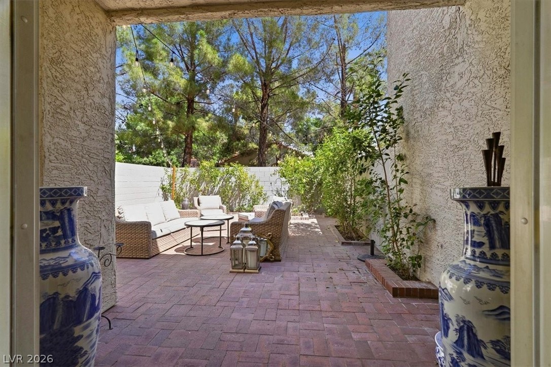 6250 West Flamingo Road, Unit 93 Las Vegas, NV 89103 - Photo 18 of 38 An inviting outdoor patio offers a private oasis for relaxation and entertaining.