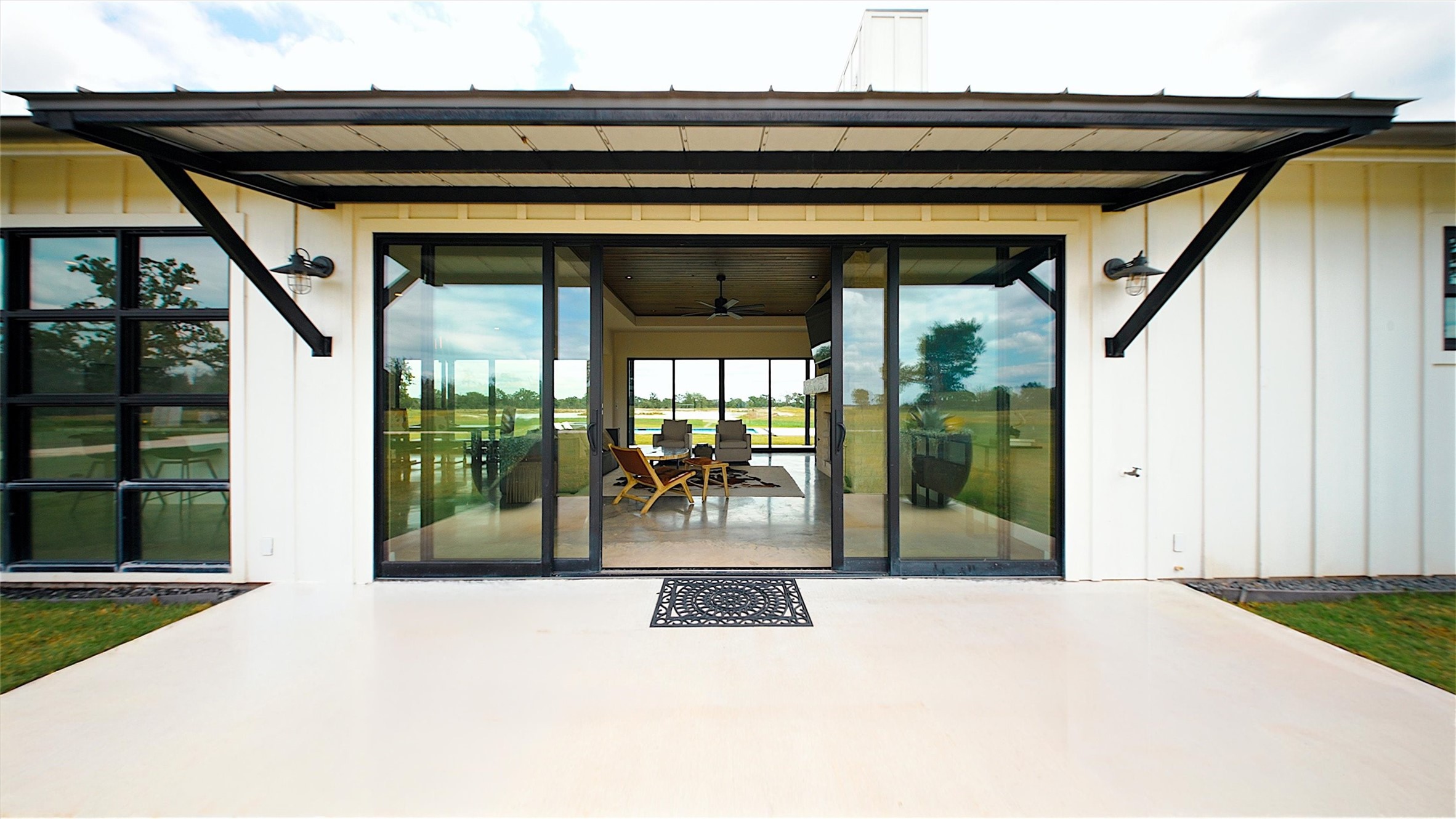 1629 Waldeck Road Ledbetter, TX 78946 - Photo 2 of 50 Entry to the Main House, designed and custom built in 2023.
