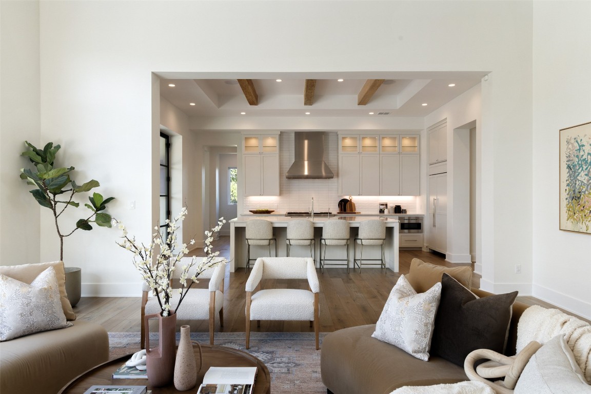 567 Delayne Drive Austin, TX 78737 - Photo 10 of 40 a living room with furniture and a large window