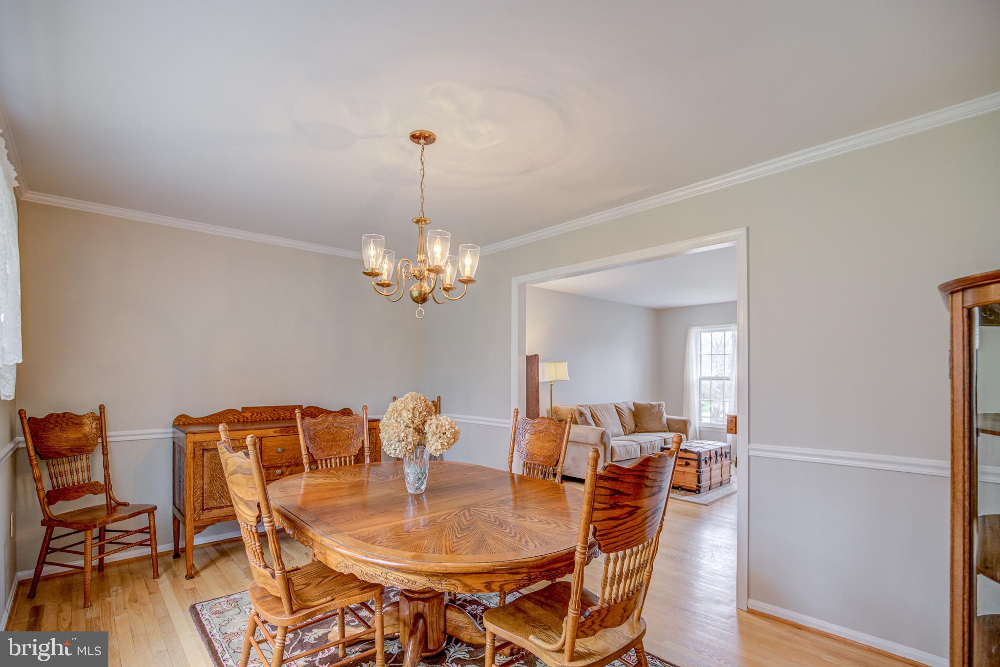 8921 Renshaw Court Springfield, VA 22153 - Photo 24 of 42 dining room and living room make for a great FLOW