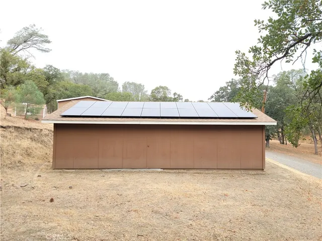 a small pool with a yard