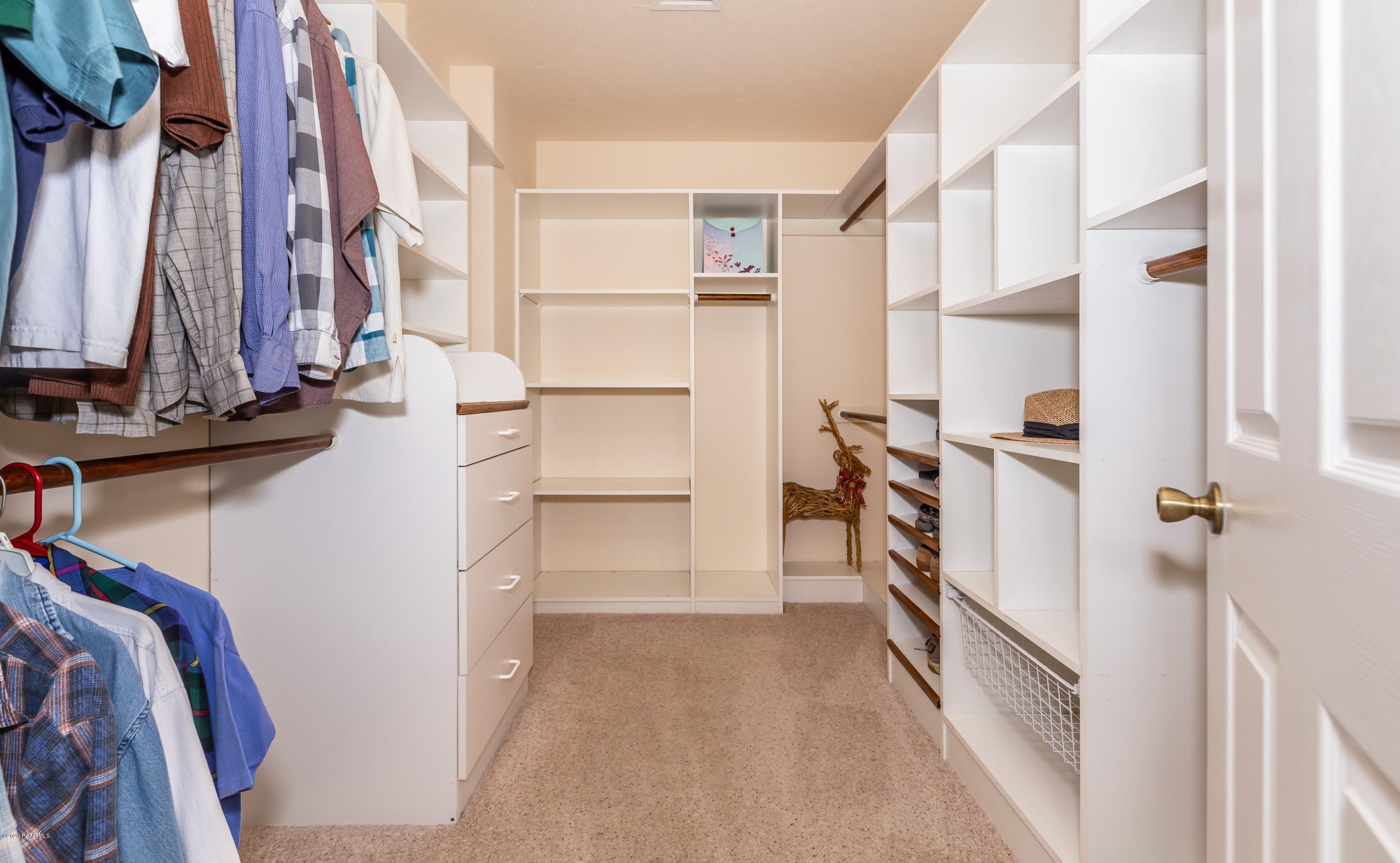 7285 North Race Track Road Prescott, AZ 86305 - Photo 12 of 35 018_Master Suite Closet