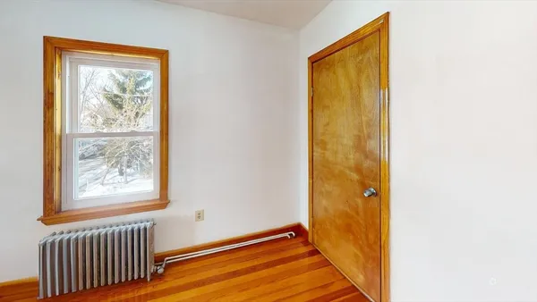 a view of an front door