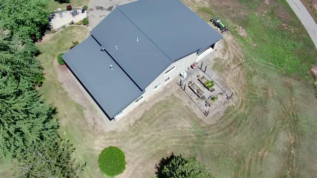 a view of a balcony with an outdoor space