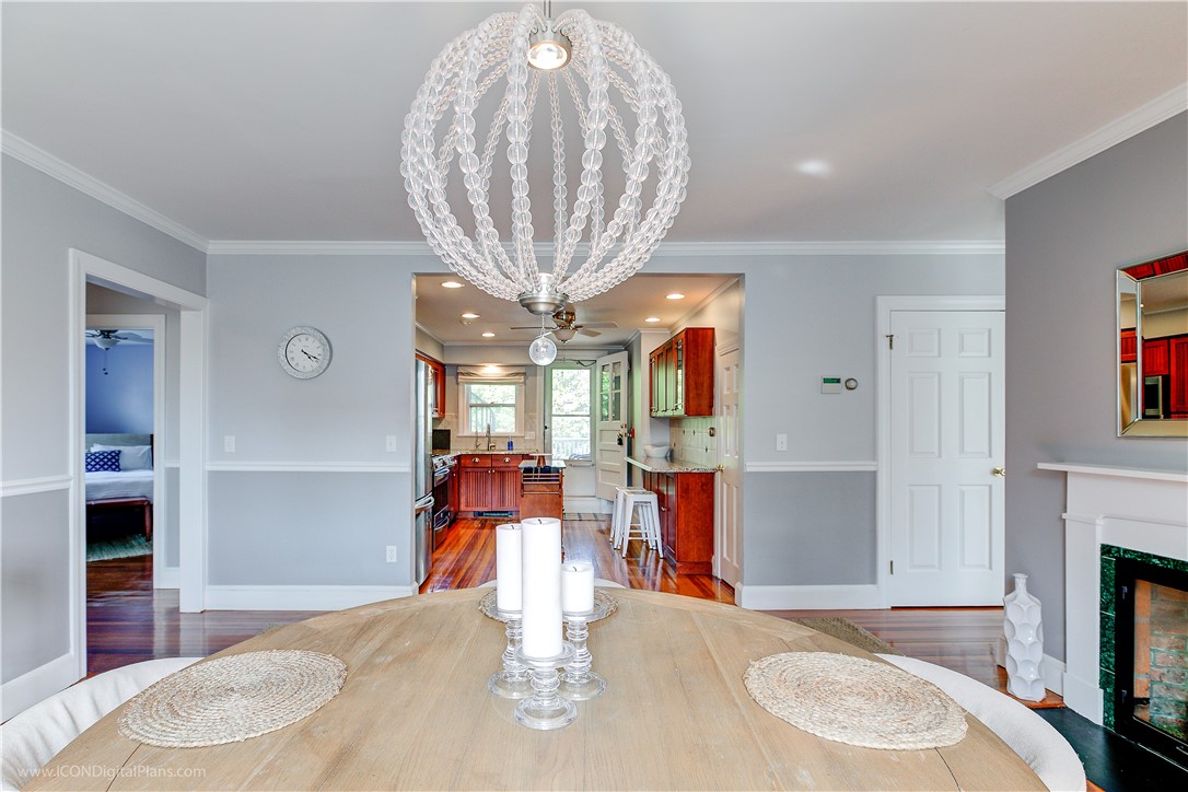32 Catherine Street, Unit B Newport, RI 02840 - Photo 15 of 32 Dining Room with view to Kitchen