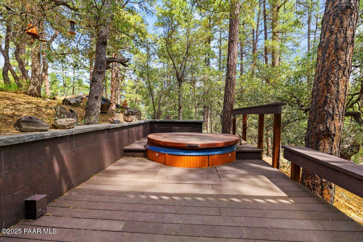 5588 Mountain View Prescott, AZ 86305 - Photo 31 of 45 a view of a balcony with chairs