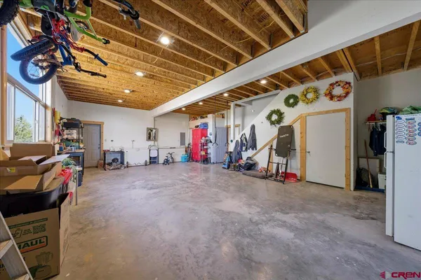a view of balcony with city view