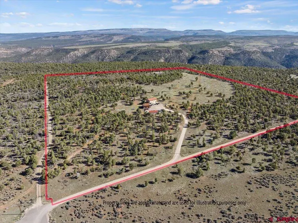 a view of a lake with a mountain in the background